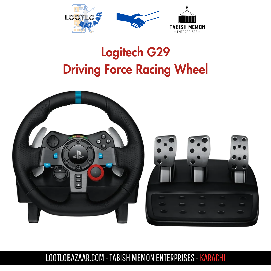 Logitech G29 Driving Force Racing Wheel - Lootlo Bazaar