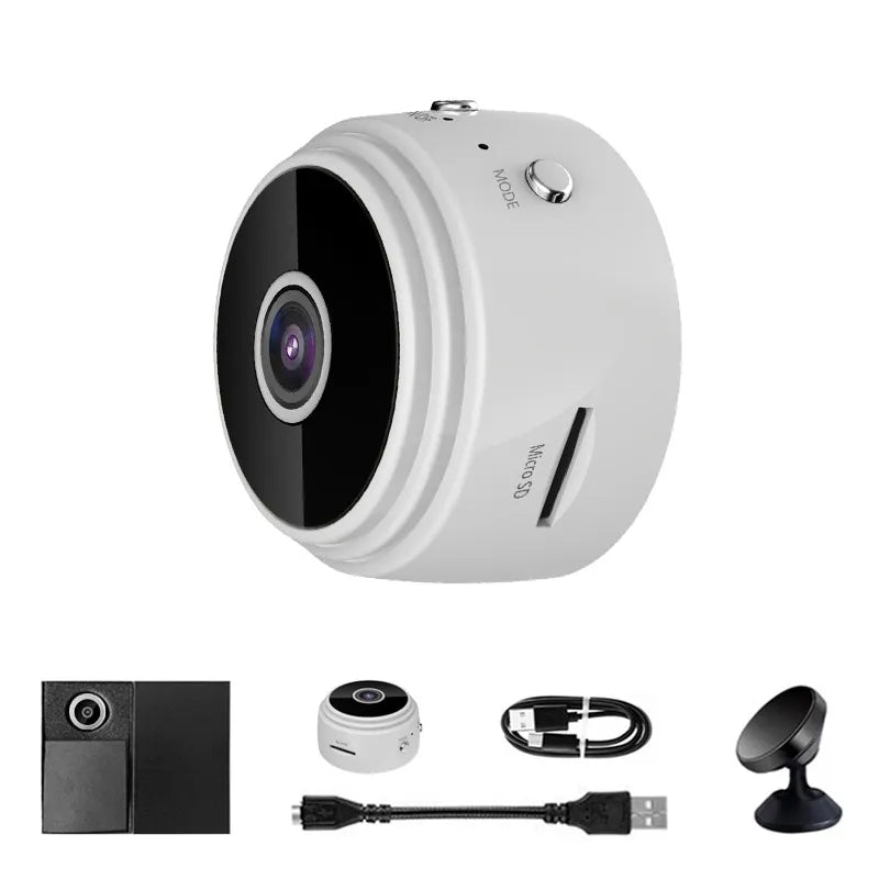 A9 WiFi Mini Camera HD 1080p Wireless Video Recorder Voice Recorder Security Monitoring Camera Smart Home For Infants And Pets - Lootlo Bazaar