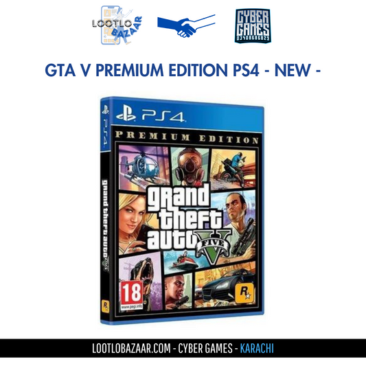 GTA V PREMIUM EDITION PS4 DISC - NEW - - Lootlo Bazaar